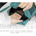 Travel Make up Bags Portable Waterproof PVC Geometric Clutch Small Cosmetic Bag for Women and Girls Beauty Cosmetic Case